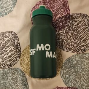 SF MOMA Green Logo Water Bottle